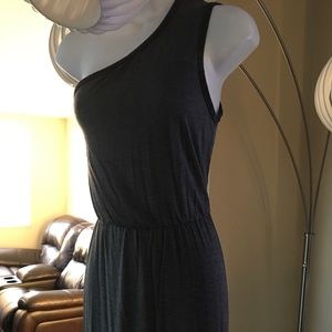 Heather gray maxi dress